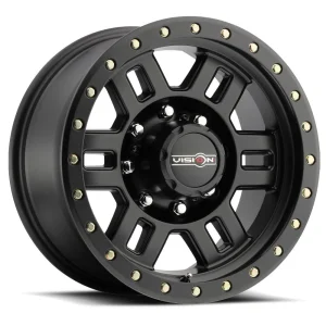 Vision Wheel Off-Road – 398 MANX – Black – 16″x8″ 0mm – All weather Wheels – 398-6881MB0